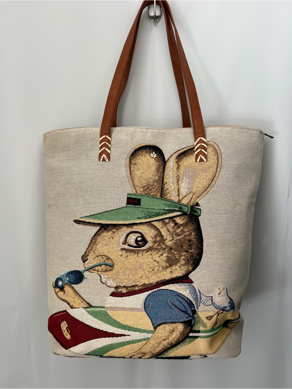 Cappelli Straworld Tote Large Women’s Bag Bunny Beige Brown